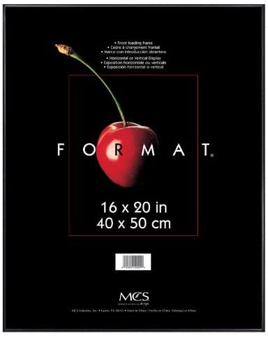 Case of 6 MCS 16x20 Inch Format Frames Black (12445)