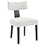 Beige Black Legs; Upholstered Back
