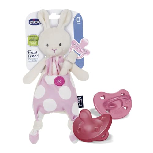 Pocket Friend Baby Rabbit Chicco, le coffret cadeau douceur rose idéal