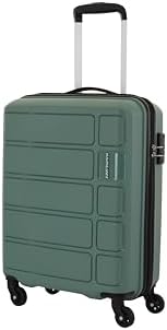 Kamiliant American Tourister Harrier|Cabin Trolley Bag Small Size (56 cms) for Travel| Hard Case Polypropylene (PP) Suitcase|360° 4-Wheel Spinner Luggage Trolley|Combination Lock|Slate Grey