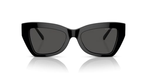 La Mejor Lista de Lentes Michael Kors Mujer , listamos los 10 mejores. 46 Michael Kors Mk2205 Montecito Butterfly - anteojos de sol para mujer, Negro/Gris Oscuro Sólido, 52 mm