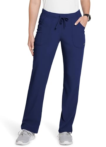 Jockey Women's Scrubs Extreme Comfy Scrub Pant, New Navy, XLT