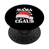 Photo Gallery divertente pigiama natalizio con scritta "mama claus" popsockets popgrip intercambiabile Photo Gallery divertente pigiama natalizio con scritta "mama claus" popsockets popgrip intercambiabile
