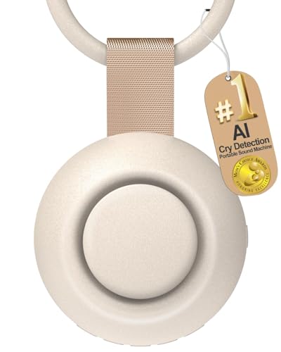 Image of CHICWAY Portable Sound Machine with AI Cry Detection White Noise Machine