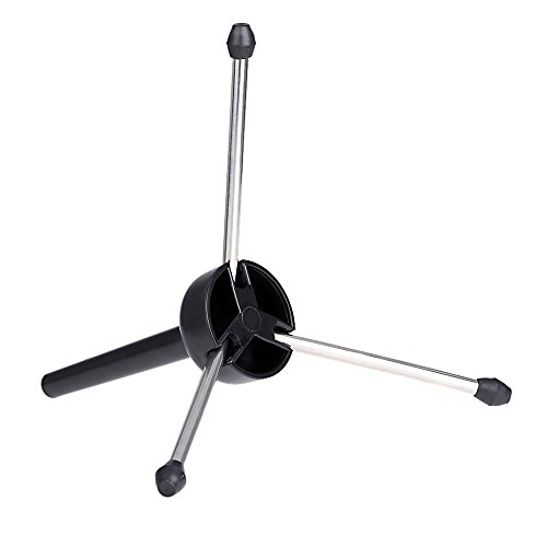 KKmoon Tripé Titular Suporte Portátil Dobrável para Oboé Flauta Clarinete Sax Wind Instrumento