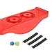 RNXRZANK Wobble Balance Board Kids Rocker Board Toy W/Antislip Strip, Red
