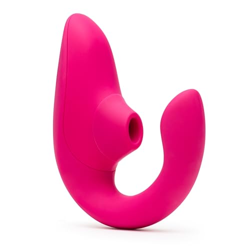 Womanizer Blend Dual-Stimulator Rabbit-Vibrator - Pleasure Air Klitoris-Stimulation - 2in1 G-Spot-Vibrator & Klit-Sauger - Sexspielzeug für Frauen und Paare - Wasserdicht & Wiederaufladbar - Pink