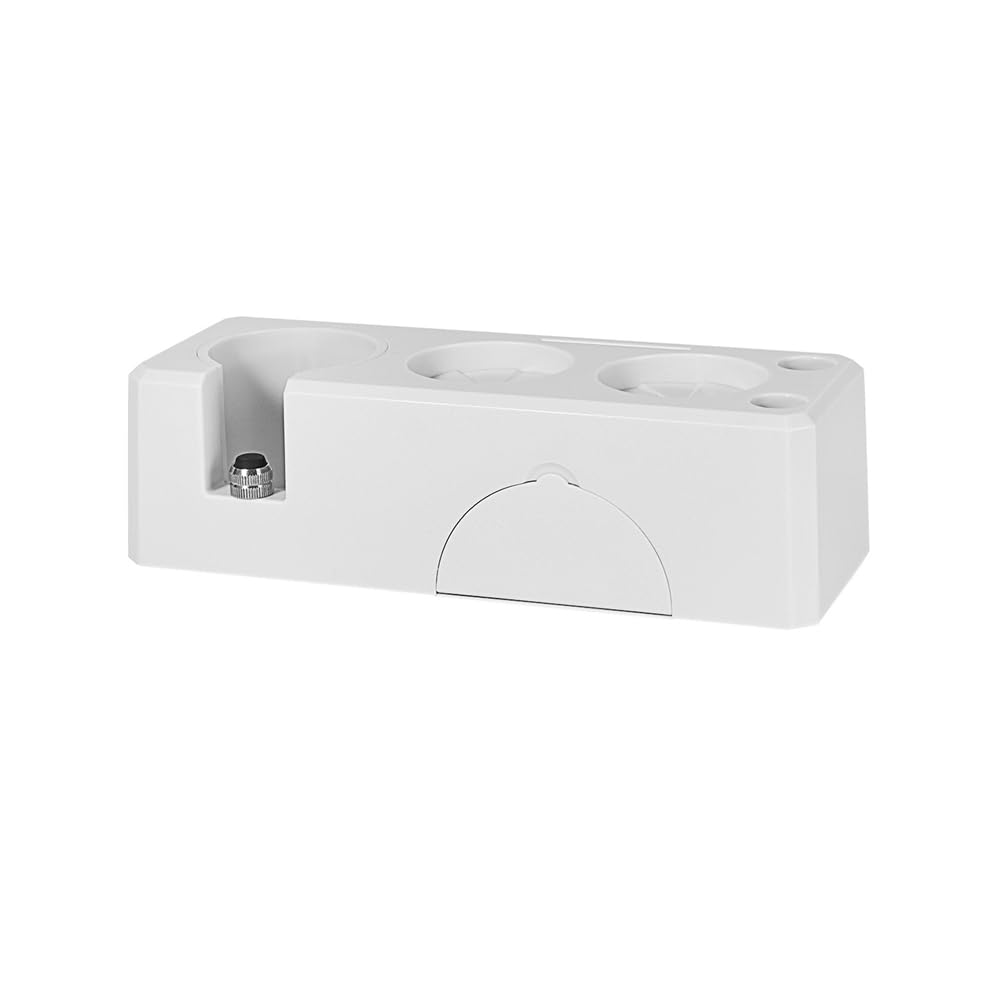 Aundhegrtt Coffee for 51MM 54MM 58MM Espresso Machine Accessories Tamper Station Holder Tamping Station Organizer White