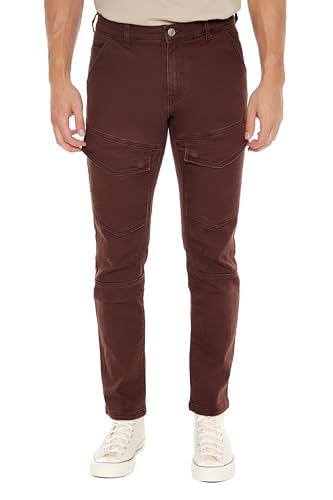 Forever 21 Men's Mid-Rise Skinny Cargo Jeans2