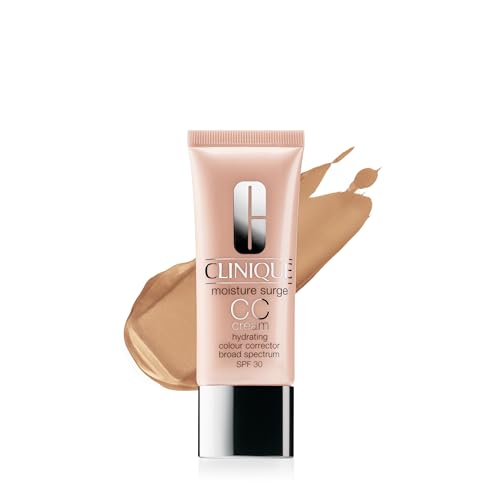 Clinique Moisture Surge Daily CC Cream Hydrating Colour Corrector Broad Spectrum SPF 30 For All Skin Types | Medium Coverage Natural Finish Medium Deep 1.35 Fl Oz