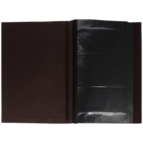 Album de scrapbooking en cuir PU Zerodeko avec pochettes photo DIY