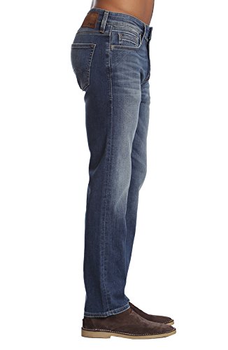 Mavi Zach Men's Straight Leg Regular Rise Jeans for Men – Casual Pants – Stretchable Men's – 30" Waist and 34" Length, Mid Used Williamsburg3