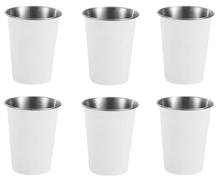 Remagr Vasos Ajustados De Acero Inoxidable De 20 Onzas A Granel Con Tapas Y Pajitas Vaso Aislado Delgado De Doble Capa Para Viajes Bricolaje Blanco Turquesa Azul Azul Cielo 8 Piezas Colombia