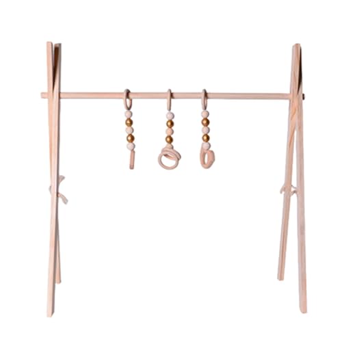 Faltbares Fitness-Spielzeug, Rahmen aus umweltfreundlichem Kiefernholz, Spielzeug für die frühe Entwicklung für Kinderzimmer, Kinderzimmer, Wohnzimmer, Bildungszentrum der pr