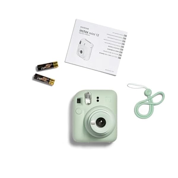 instax Fujifilm mini 12 instant mini camera, Mint Green