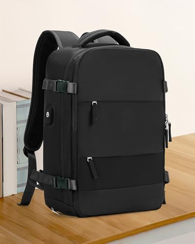 Mochila de viagem grande coowoz para mulheres e homens, bagagem de mão, para esportes ao ar livre, e