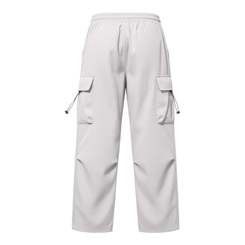 Womens Cargo Hiking Pants Y2K Stretchy Baggy High Waisted Jogger Trousers - image 4