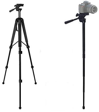 eCost68ââ‚¬Â Elite Series Professional Heavy Duty Convertible Tripod/Monopod for DSLR Cameras & Camcorders + Microfiber Cloth