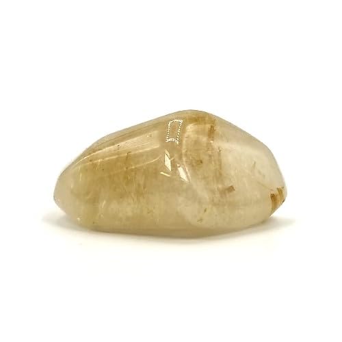 Quartz rutile doré : pierre roulée naturelle de taille Small en gemme pure