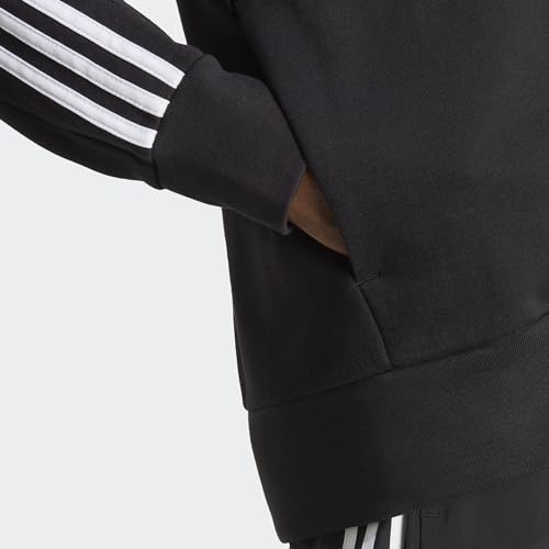 Image of adidas Men's Essentials French Terry 3-stripes Full-zip Sweatshirt (pack of 1)