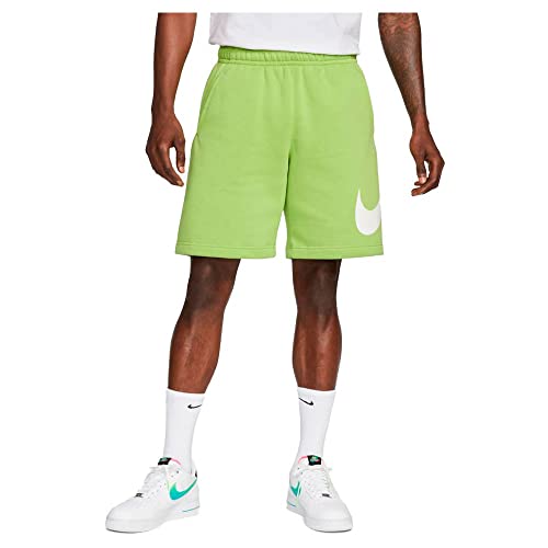 Nike Men's Sportswear Club Short Basketball Graphic (as1, Alpha, l, Regular, Regular, Vivid Green/Vivid Green)