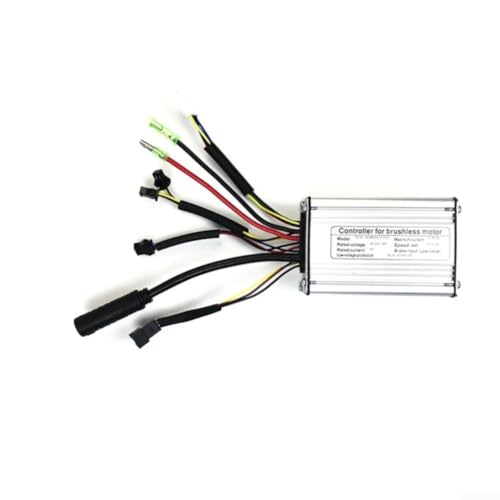 Contrôleur de vélo électrique 36 V 48 V 17 A 250-350 W Onde carrée 9 x 6 x 4 cm avec connecteur SM 260 g pour écran KT électrique 6 tubes