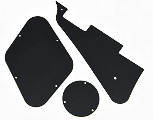 Dopro Black Pearl LP Pickguard et plaque arrière pour Gibson Les Paul - Les Beatles, Paul McCartney, John Lennon, RIngo Starr, George Harrison Dopro Black Pearl LP Pickguard et plaque arrière pour Gibson Les Paul – Image 3
