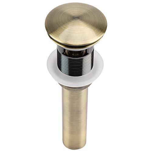 Drenaje de latón de alta resistencia G1 1/4" con acabado de bronce superior 2