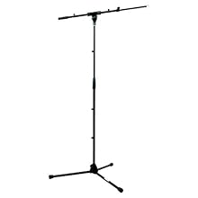 Durable build ensures long lasting life Ideal for in-the-studio and on-the-road Precise positioning thanks to adjustable stand and arm Sleek, all black finish