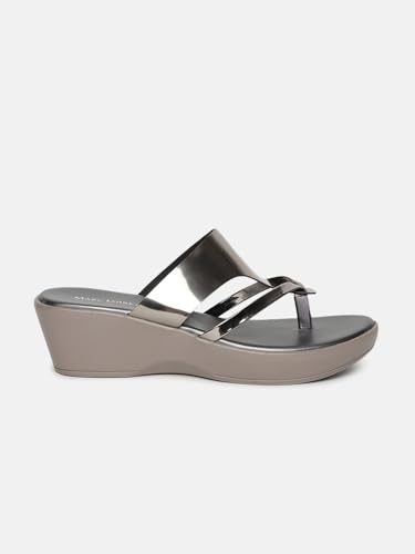 Image of Marc Loire Women Round Toe Wedge Heel Sandal for Casual Wear