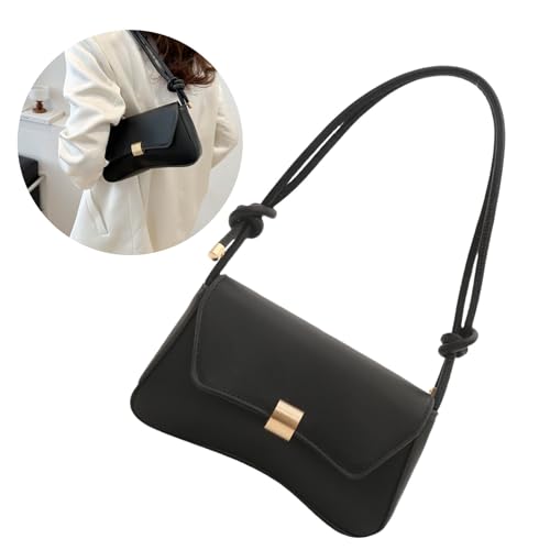 Elegant Candy Color Shoulder Bag Fashionable Crossbody Bags PU Leather Armpit Purse Casual Underarm Bags for Women2