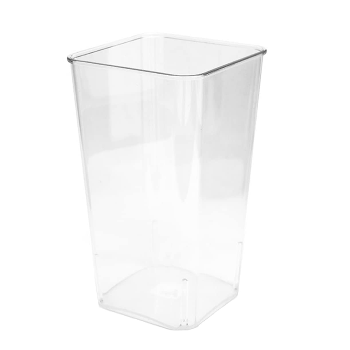 UKCOCO Jarrón Cuadrado Transparente de Acrílico Resistente para Flores y Secas Contenedor Decorativo Elegante para Hogar Oficina y Bodas