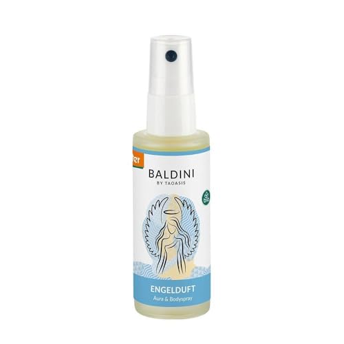 Aura Spray Engelduft 30ml Bodyspray mit ätherischen Ölen Natürliches Parfum Aromatherapie Duft Grapefruit Limette Tonka entspannend & belebend
