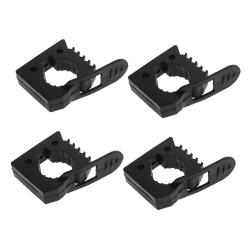 Mikinona 4pcs Durable Rubber Mounting Clamps for Trucks Utility Bed Accessories Quick Installation for Tubes Versatile Tool Holder for Vehicle Maintenance and Modifications
