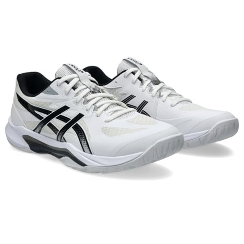 ASICS Men's Gel-Tactic 13 Volleyball Shoes, 8.5, White/Black - image 2