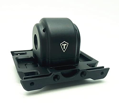 Caja de cambios Treal de aluminio 7075 con cubiertas para LMT Monster en color negro