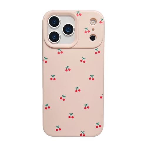 Coque iPhone 12 Pro motif cerise rose idéale pour vos sorties en terrasse