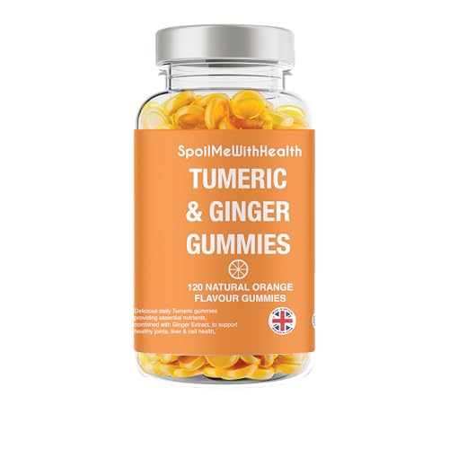 SpoilMeWith Health – Turmeric & Ginger Gummies | Natural Orange F...
