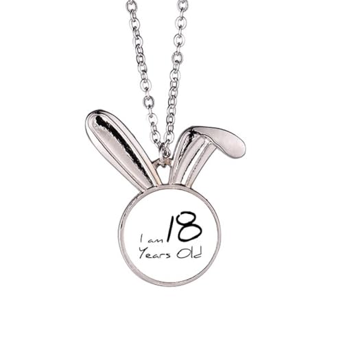 Collier lapin 18 ans, bijou tendance à porter au quotidien