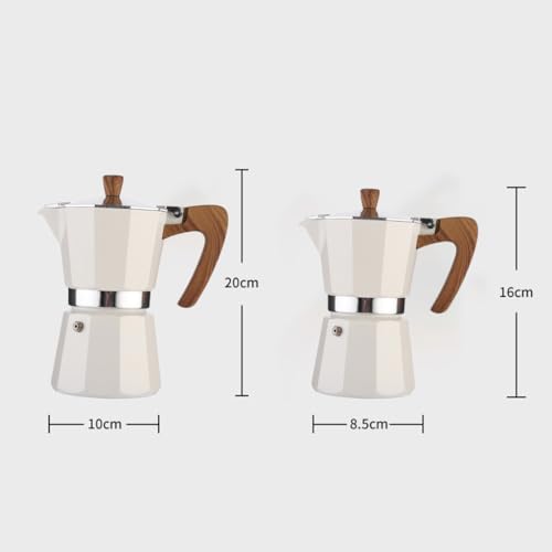 Cafetera de aluminio de alta eficiencia y soporte para café estable 6