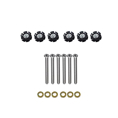 labwork Ladder Repair Parts Kit, 6 Star Nuts,6 Screws fit for Motorhome Camper Trailer Coach