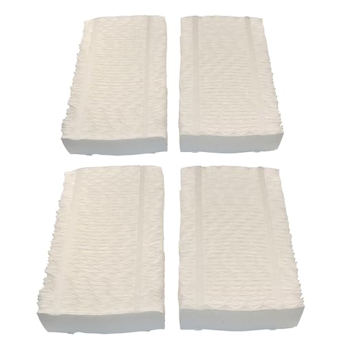 HQRP 4-Pack Humidifier Wick Filter Replacement for Sears Kenmore 14909, 14912, 32-14912, 42-14912, Replacement for Emerson Essick Air AIRCARE HDC-2R & HDC-411