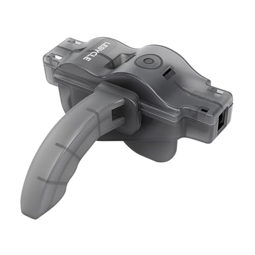 HOUSON Pulitore per catena della bicicletta con sistema di pulizia triplo, spazzole a 360° + modulo filtrante, per MTB/bici da strada, include liquido di riempimento (1,6 x 1,1 cm)