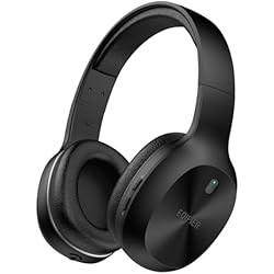 Edifier W600BT Auriculares Inalámbricos Over-Ear, Bluetooth V5.1, Llamadas de Voz Nítidas, Controladores de 40mm, 30 Horas de reproducción, Conexión con 2 Dispositivos, Micrófono Incorporado - Negro