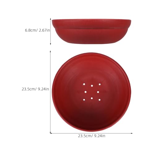 Image of Pigeon Nest Egg Basin 9.25X9.25X2.67In Reusable Plastic Bird Nesting Bowl for Small Pet Birds Hatching Incubation and Breeding