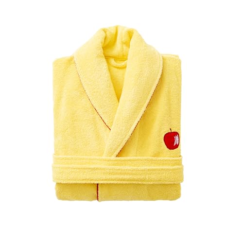 Image of United Colors of Benetton. Cotton Bathrobe, Red Apple, L/XL Unisex Adult, Red Apple, L-XL