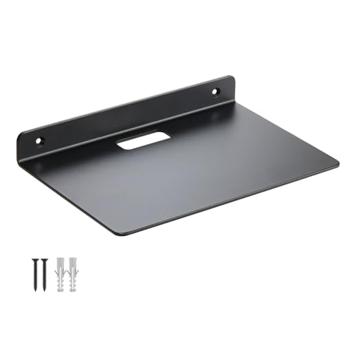 YUjieSTC Floating Wall Shelves, 3.0mm Thick Aluminium Alloy Small Floating
