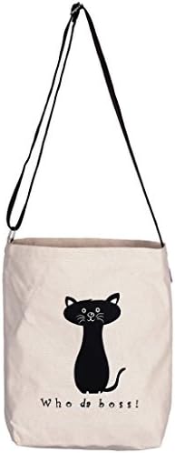 'PUCCI' Cat Canvas Adjustable Crossover Sling Bag designed by Thyli