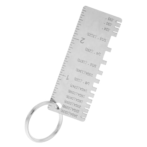 Calibrador portátil DOITOOL para medición precisa de espesores en soldadura, escalas grabadas, herramienta multidimensional para inspección en soldadura y fabricación miniatura 1