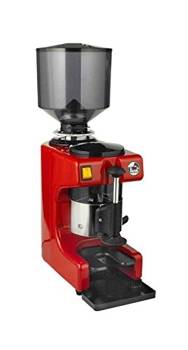 La Pavoni Commercial Coffee Grinder, Large 2.2 Pounds, Built-In 58Mm Tamper, Red And Stainless Steel #TOP1